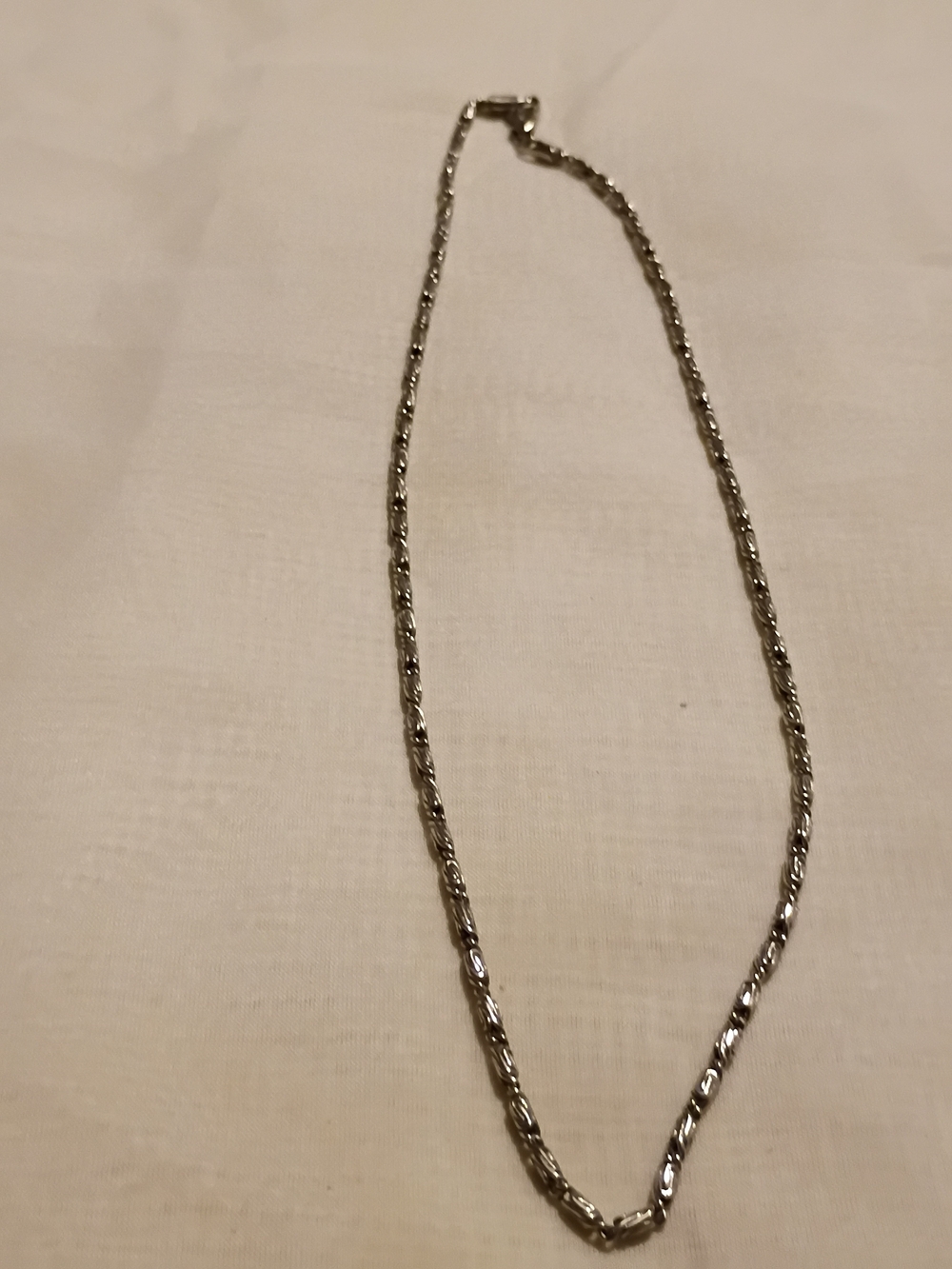 Silver Rope Chain Necklace - Women Jewelry